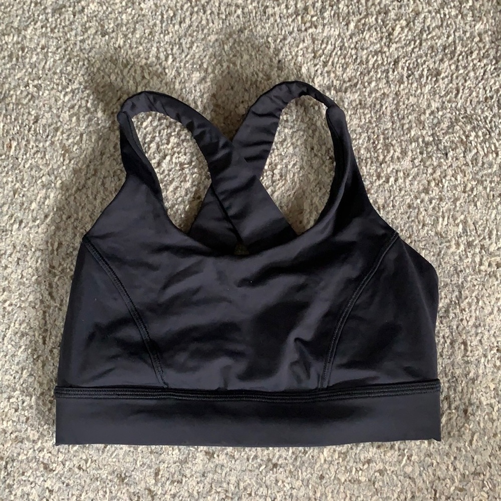 Lululemon Black Sports Bra Size 4